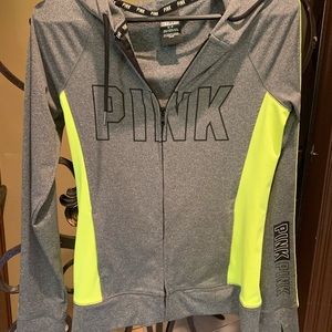 PINK VS athletic jacket Sz S